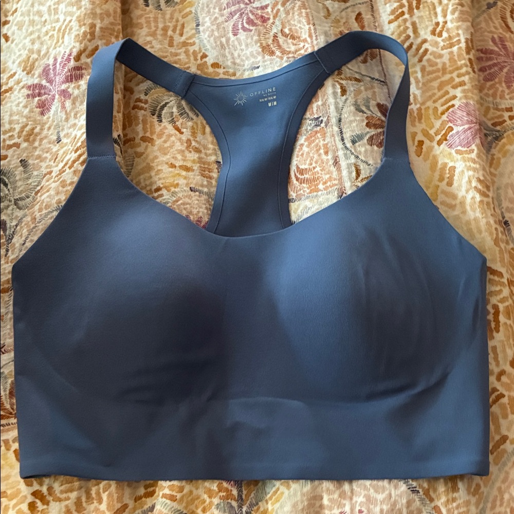 Everyday Seamless Racerback Bralette - Navy